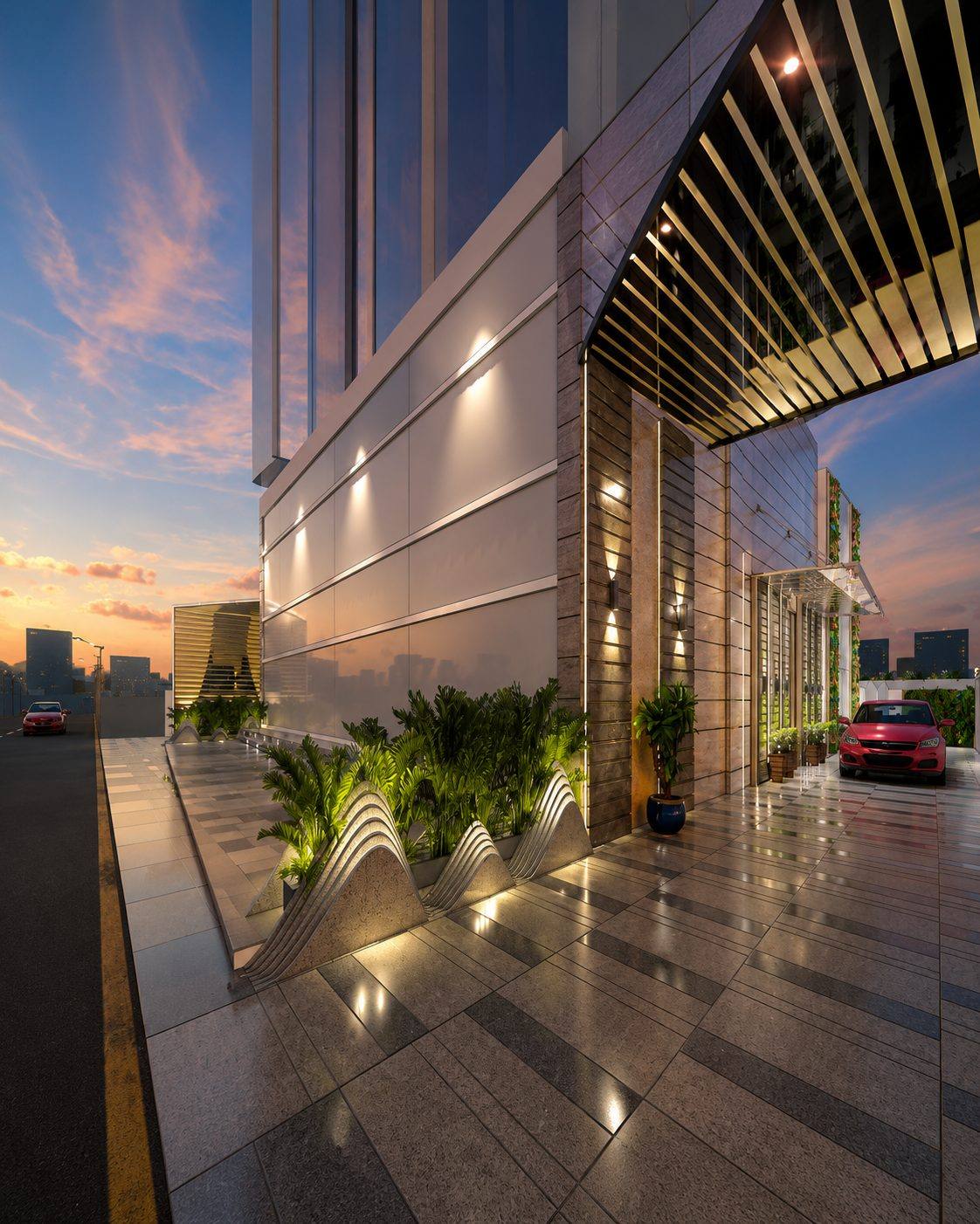 Giriraj Jewel — evening deck