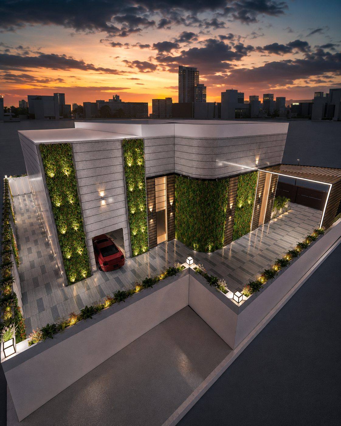 Giriraj Jewel — rooftop garden